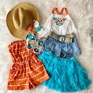 Gymboree “Tropical Bloom” 7 Piece Set 2T